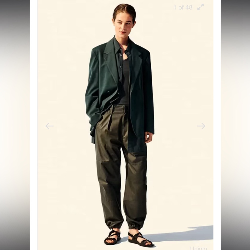 Uniqlo U utility jogger - size 0 - EUC